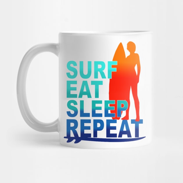 surf eat sleep repeat by pickledpossums